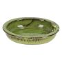 Garden Life fuglebad m/frø keramik grøn B30 cm