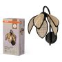 Osram væglampe Lotus rattan/stål beige E27 H34,5 cm
