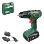 Bosch boremaskine EasyDrill 18V 1x2,5Ah m/batteri & lader