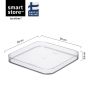 SmartStore låg Compact Clear Square transparent 20 x 20 cm