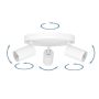 Eglo spotrondel Telimbela-Z hvid GU10 Ø25 cm