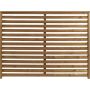 Nordic Fence læhegn Nova teak 160x120 cm