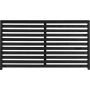 Nordic Fence læhegn Nova sort 160x90 cm
