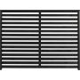 Nordic Fence læhegn Nova sort 160x120 cm