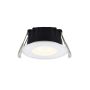 Nordlux indbygningsspot Rosalee LED sort Ø8,6 cm