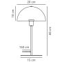 Nordlux bordlampe Ellen grøn E14 H40 cm