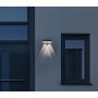 Globo solcelle væglampe Radion LED mat sort