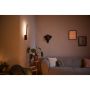 Philips Hue LED væglampe Liane White Color Ambience sort 12 W 56 cm