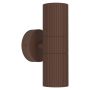 Eglo væglampe udendørs Tomelloso brun H20 cm GU10