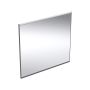 Geberit spejl med LED Option Plus sort 75x70 cm