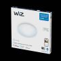 Wiz LED-loftlampe SuperSlim 16 W Ø29 cm hvid