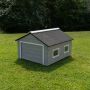 AM Robots My Robot Home Plus garage til robotplæneklipper træ grå