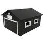 AM Robots My Robot Home Plus garage til robotplæneklipper sort/hvid