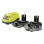 Ryobi One+ RC18120A-242X batterier 2Ah/4Ah 18V med oplader