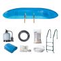 Swim & Fun pool med filtersystem & stige 800x400x120 cm
