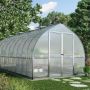 Palram Bella drivhus 17,6 m² sølv 6 mm polycarbonat