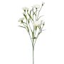 Emerald kunstig blomst Diantus hvid 70 cm