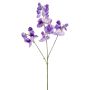 Emerald kunstig blomst Lathyrus lilla 75 cm