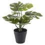 Emerald kunstig Monstera plante 30 cm