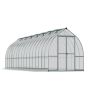 Palram Bella drivhus 22,5 m² sølv 4 og 6 mm polycarbonat
