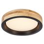 Osram loftlampe Orbis Mariano træ sort LED Ø31 cm