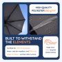 Baser parasol Original Push antracit 300 cm