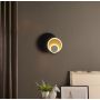 Globo væglampe Odonell sort LED