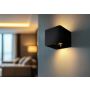 Globo væglampe Veronika sort LED H10 cm