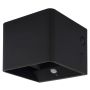 Globo væglampe Veronika sort LED H10 cm