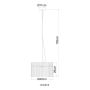 Globo loftlampe gorley E27 430X145 mm sand mat