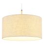 Globo pendellampe Deleon E27 420X220MM sand mat