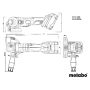 Metabo vinkelsliber W 18 7-125 18V u/batteri & lader