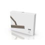 Zone badskraber inkl. holder taupe