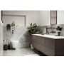 Zone toiletbørste Rim sort 10x38,2 cm