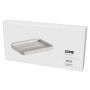 Zone brusehylde Rim hvid 22x11 cm