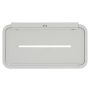 Zone brusehylde Rim hvid 22x11 cm