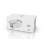 Zone brusehylde Rim hvid 22x11x9 cm