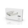 Zone toiletrulleholder Rim hvid