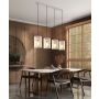 Globo pendel Gorley beige E27 x4
