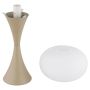 Globo bordlampe Lula sand E14 H37 cm