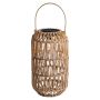 Solar lanterne flet natur 17,5x30,5 cm
