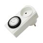 Timer uden jord IP20 hvid