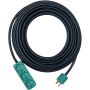 Stikdåse 15 m 16A/250V grøn