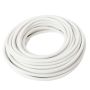 Ledning rund u/jord sort H03VVH2-F  2x0,75 mm² 10m