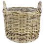 Kurv Kubu rattan natur Ø60 cm