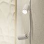Eglo skinnespot Tplus Slim sort LED Ø5,5 cm