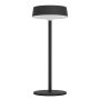 Eglo bordlampe solcelle sort LED