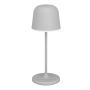 Eglo batteridrevet bordlampe Mannera-S grå LED H20