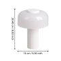 Eglo bordlampe Ponente hvid LED H20 cm