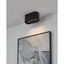 Eglo loftlampe Caminales-Z sort LED GU10 L24cm 2 pærer